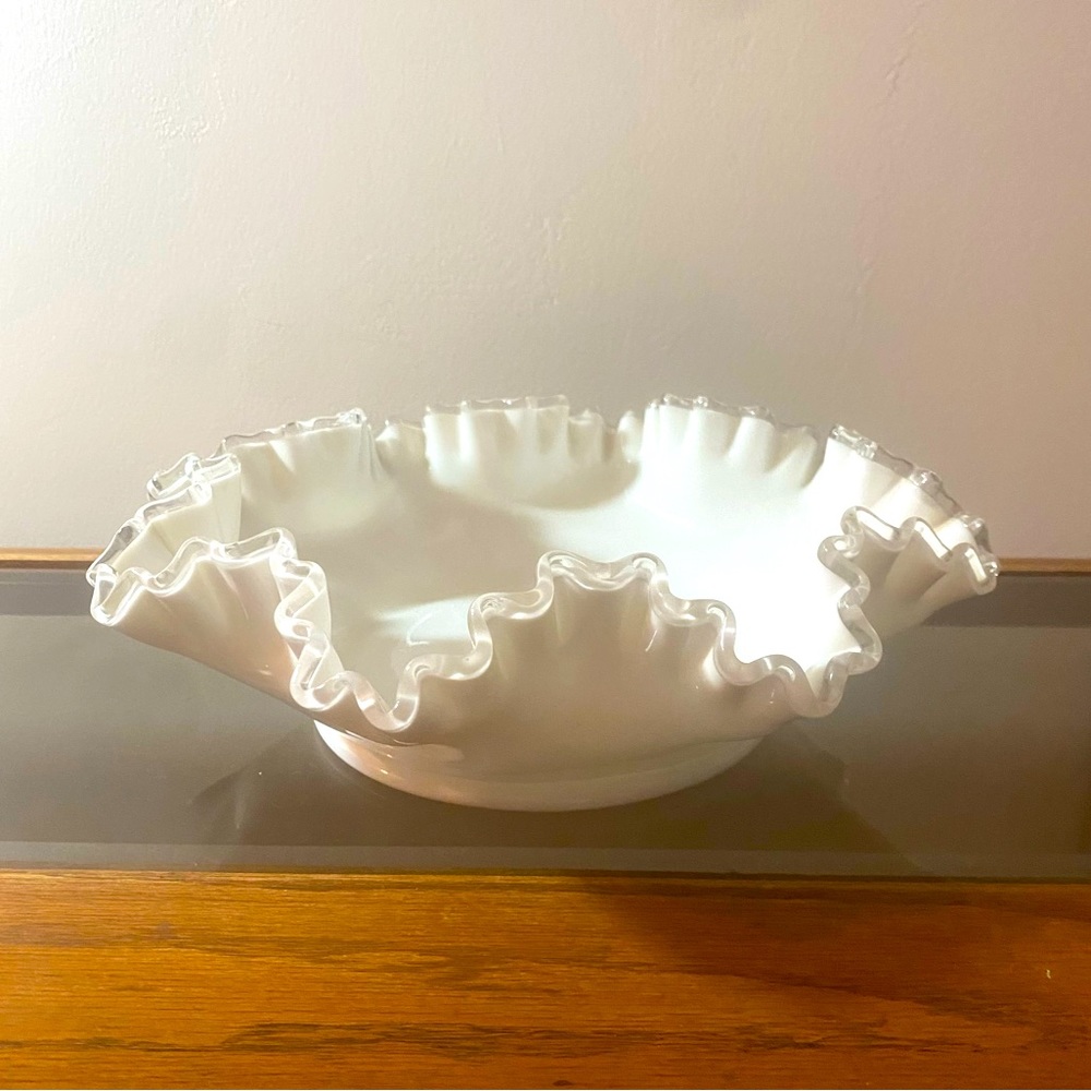 Fenton Silver Crest “Silvercrest” Bowl